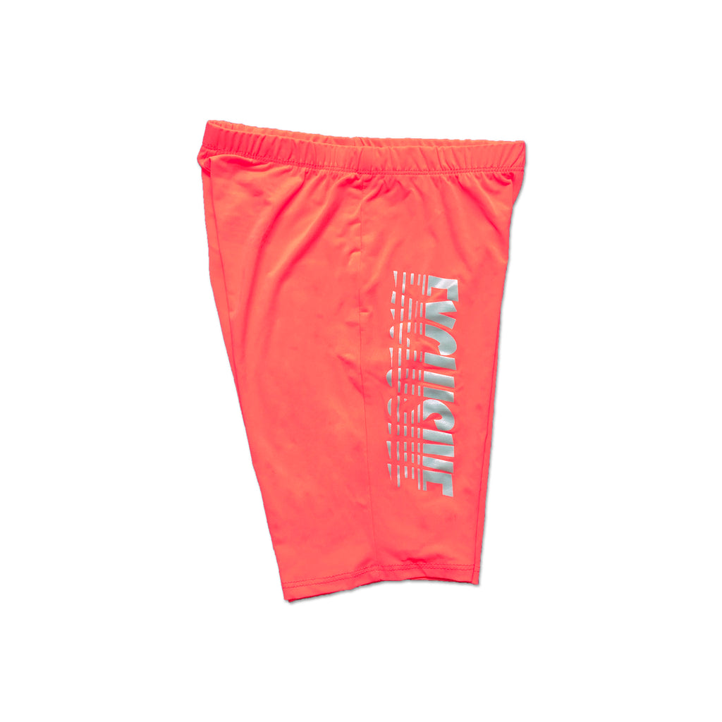 WOMENS EXCLUSIVE BIKER SHORTS (CORAL)