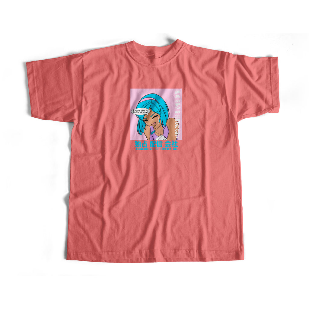 NOT SHARING S/S TEE (CORAL)
